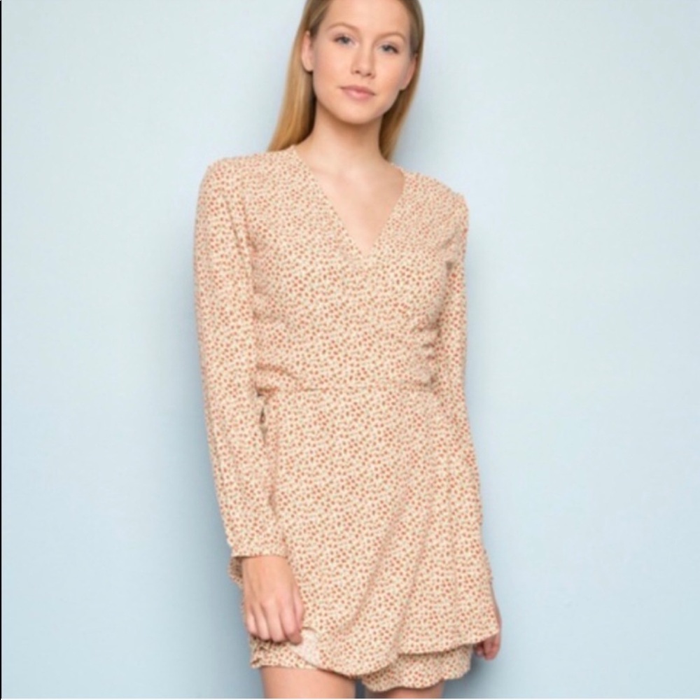 Yellow floral dress from brandy Melville